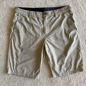 Volcom Men's Light Tan Flat Front Shorts
